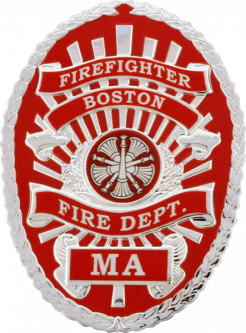 Reverse & Deluxe Enamel FlexBadge Shield Similar to our B1675-RDE