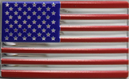 Flex 3D Metallic American Flag