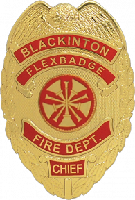Reverse Enamel FlexBadge Shield Similar to our B296