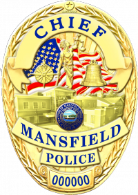 FlexBadge Shield Mansfield badge FLX3704