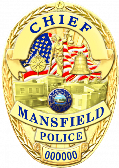 FlexBadge Shield Mansfield badge FLX3704