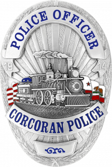FlexBadge Shield Corcoran Police badge