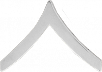 Large Military Smooth Private Chevron