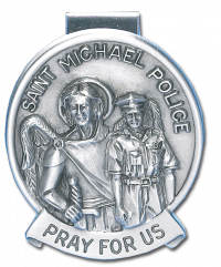 Saint Michael Visor Clip