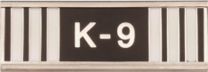 K-9 Handler Commendation Bar