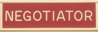 Negotiator Commendation Bar