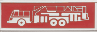 Fire Ladder Truck Commendation Bar