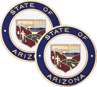 Arizona State Seal Lapel Pins