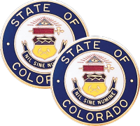 Colorado State Seal Lapel Pins