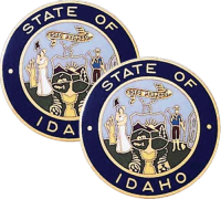 Idaho State Seal Lapel Pin