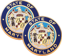 Maryland State Seal Lapel Pins