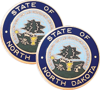 North Dakota State Seal Lapel Pins