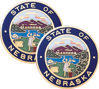 Nebraska State Seal Lapel Pins