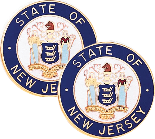 New Jersey State Seal Lapel Pins