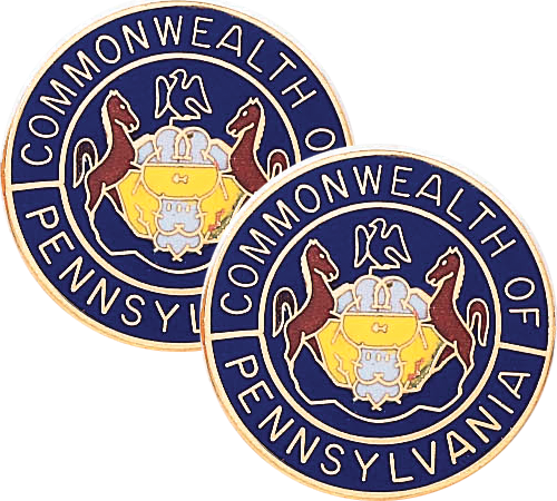 Commonwealth Of Pennsylvania State Seal Lapel Pin