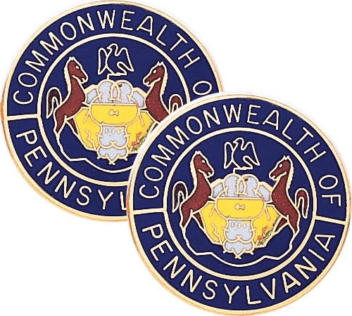 Commonwealth Of Pennsylvania State Seal Lapel Pin