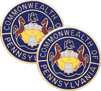 Commonwealth Of Pennsylvania State Seal Lapel Pin