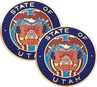 Utah State Seal Lapel Pins