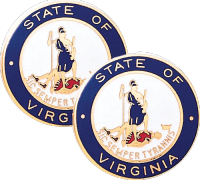 State Of Virginia Lapel Pins