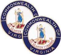 Commonwealth Of Virginia State Seal Lapel Pins