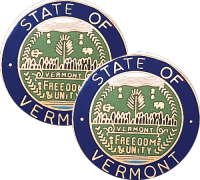 Vermont State Seal Lapel Pin