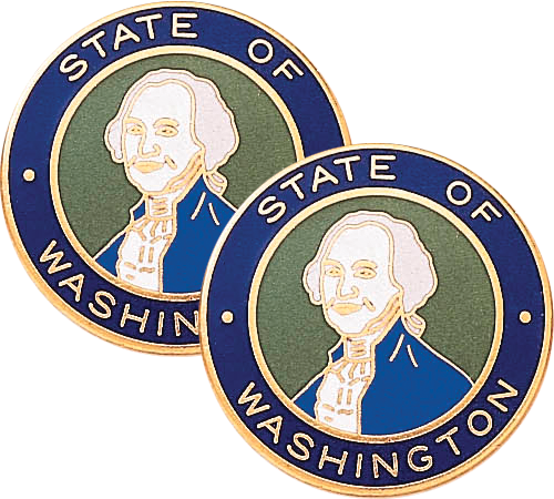 Washington State Seal Lapel Pin