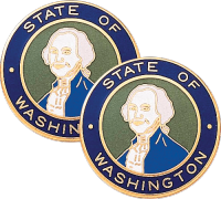 Washington State Seal Lapel Pin