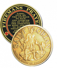 Saint Florian Challenge Coin