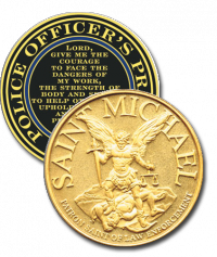 Saint Michael Challenge Coin