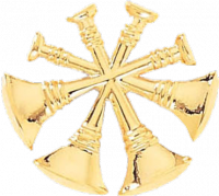 Deputy Chief Four Crossed Bugles