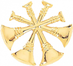 Deputy Chief Four Crossed Bugles