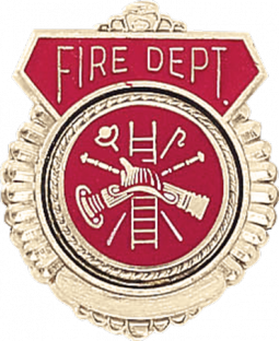 Fire Dept. Pin with Fire Scramble