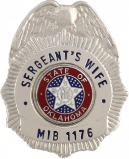 Miniature Starburst Badge with Eagle