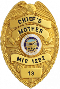 Miniature Shield Badge with Eagle