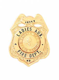 Miniature Shield Badge with Eagle