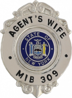 Miniature Circle Badge with Eagle