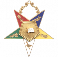 2 1/2" O.E.S. Flag Bearer