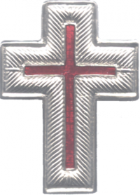 Sleeve Cross Enameled