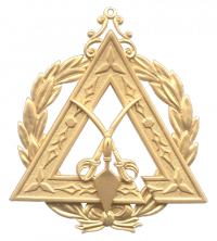 Sentinel Jewel With Wreath and 1/8" Cut Out