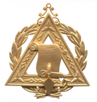 Grand Lecturer Jewel with a Wreath