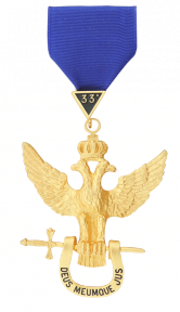 33 Degree Jewel with Ribbon