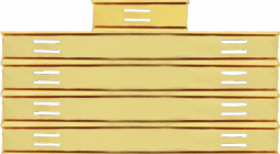 5/16" Commendation Bar Slide Holder Which Holds 13 Bars