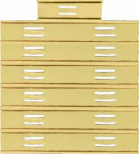 3/8" Customizable Slide Bar Holder Configuration for 13 Bars