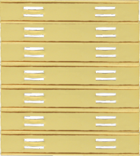 5/16" Customizable Slide Bar Holder Configuration for 14 Bars