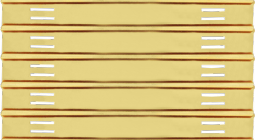 5/16" Commendation Bar Slide Bar Holding 15 Bars