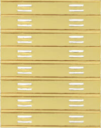 5/16" Customizable Slide Bar Holder Configuration for 16 Bars