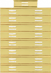 5/16" Customizable Slide Bar Holder Configuration for 17 Bars