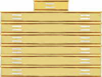 5/16" Commendation Bar Slide Holder for 19 Bars