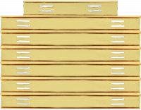 5/16" Commendation Bar Slide Holder For 20 Bars