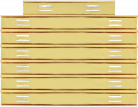 3/8" Commendation Bar Slide Holder for 20 Bars